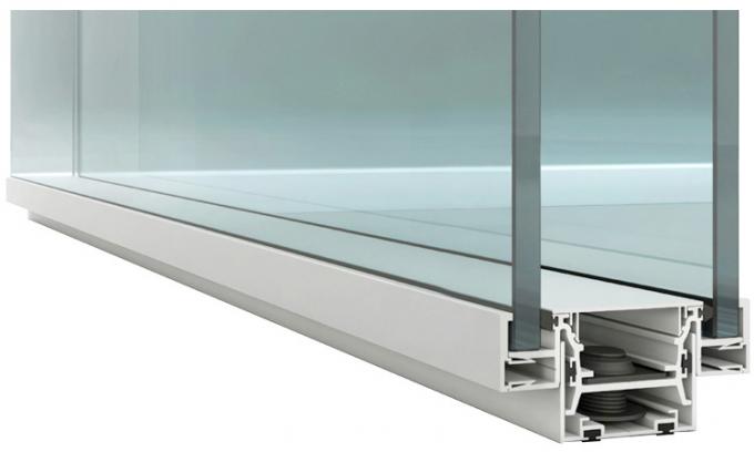 108mm HPL fazem isolamento sonoro a parede de separação de vidro clara de alumínio do escritório do modem