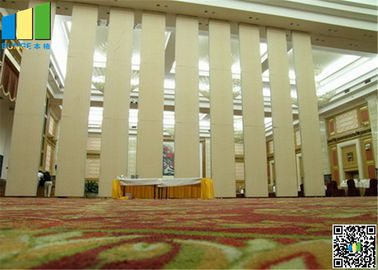 Painéis de parede móveis à prova de som acústicos dobráveis, separação dos divisores de sala de reunião