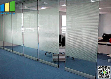 painéis de parede móveis de dobramento da sala de vidro de 10MM com largura da porta deslizante 500/1230mm