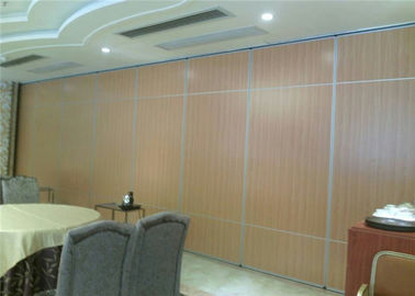 Tela de madeira acústica móvel do divisor de sala da impermeabilização sadia para o restaurante
