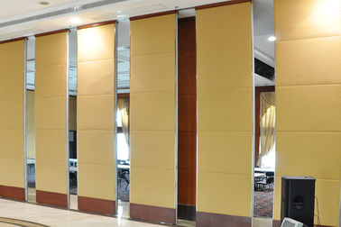 Divisores de sala de dobramento acústicos de superfície da melamina/tela para o hotel