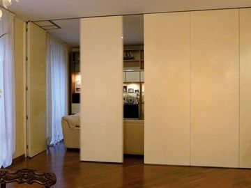 Alumínio que desliza paredes de separação de madeira para a sala de visitas/hotel