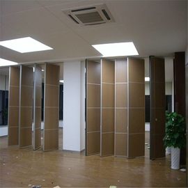 Portas de madeira de superfície da separação da melamina, divisores de sala de dobramento móveis
