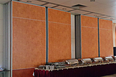Parede de separação de madeira móvel moderna para a largura decorativa do hotel 500mm