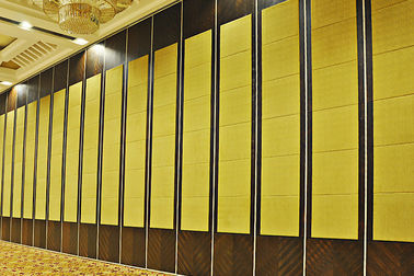 Paredes de separação deslizantes de madeira acústicas para a sala da função/exposição salão