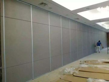Separações sadias da sala de conferências da prova, paredes de dobramento deslizantes de madeira decorativas terminadas da tela