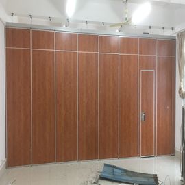 paredes de separação deslizantes operáveis de 85mm para Salão de múltiplos propósitos decorativo