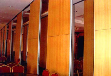 Do perfil de alumínio sadio móvel da superfície do couro das paredes da prova do restaurante sistema de suspensão