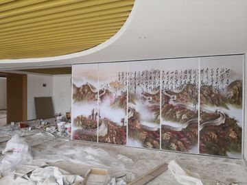 Banquet paredes de separação deslizantes acústicas de madeira de Salão/painéis de parede móveis
