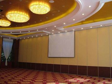 Espessura padrão acústica suspendida superior 65mm do painel de parede da separação de Salão da função 80mm 100mm