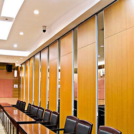 Parede de separação comercial personalizada do escritório/MDF que dobra divisores de sala de reunião acústicos