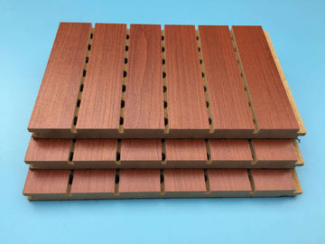 painel acústico sulcado de madeira da espessura de 18mm para a instalação fácil de Music Room