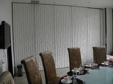 Salão de baile que desliza paredes de separação móveis portáteis de Salão com pintura de paisagem