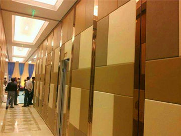 Divisor de sala de madeira da dobradura acústica de Malásia que desliza paredes de separações operáveis móveis para o banquete Salão