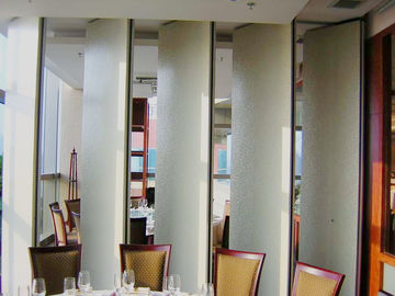ODM que desliza do divisor dobrável da parede da sala de reunião das paredes de separação a separação dobrável personalizada para a sala de jantar