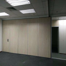 Parede de separação acústica de dobramento de madeira da porta operável da parede de separação da parede móvel para o escritório