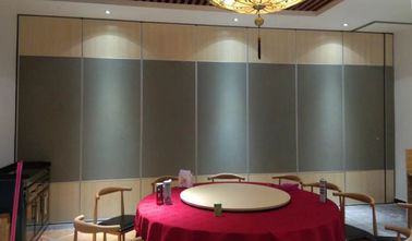 sistemas móveis da parede de separação do quadro de alumínio da espessura de 85mm para o restaurante
