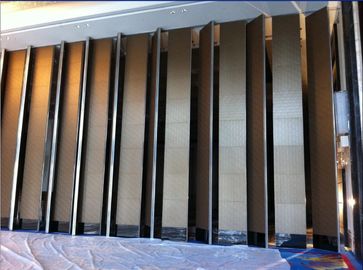 paredes de separação de dobramento de madeira da melamina da insonorização da espessura de 85mm para o restaurante