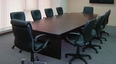 Separações do mobiliário de escritório da melamina comercial do MFC/tabela conferência de madeira da sala de reuniões