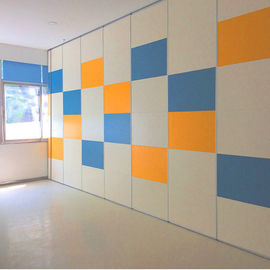 A parede de separação acústica da sala de aula da escola da placa de gipsita superior não pendurou nenhuma trilha do assoalho