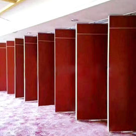 Revestimento móvel de desmoronamento do MDF que dobra paredes de separação acústicas para o hotel de Salão do banquete