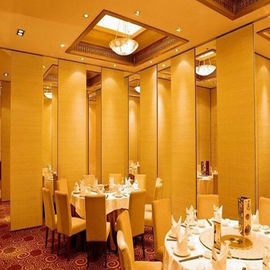 Sala deslizante à prova de som de Salão do banquete que dobra a parede de separação de madeira móvel acústica