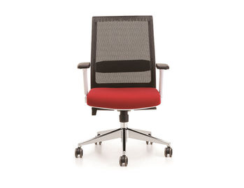Cadeiras ajustáveis do escritório da malha do giro, sala de reunião que desliza cadeiras executivas traseiras altas