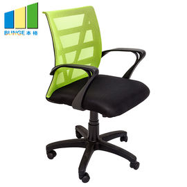 Metal a cadeira confortável da malha do escritório do quadro/a cadeira escritório da tela com rodas de nylon