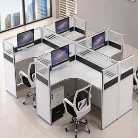 Separações do mobiliário de escritório do tamanho padrão, bancos modernos das estações de trabalho