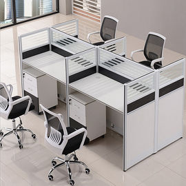Separações do mobiliário de escritório do tamanho padrão, bancos modernos das estações de trabalho