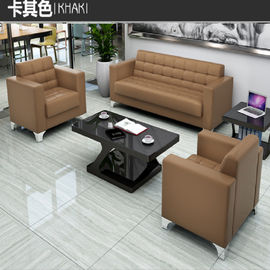 Cadeira de couro preta moderna executiva do sofá do escritório ou do hotel elegante e suportável