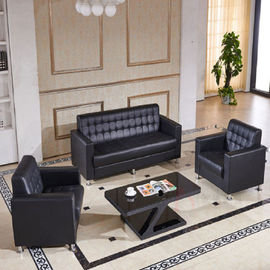 Cadeira de couro preta moderna executiva do sofá do escritório ou do hotel elegante e suportável