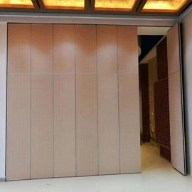 Banquete móvel acústico operável de madeira Salão das paredes/hotel de separação que desliza a separação de dobramento