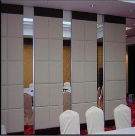 Parede de separação móvel deslizante à prova de som do espelho da montagem da parede em separações do escritório