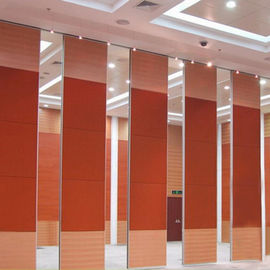 Hotel de madeira moderno de alumínio móvel do escritório dos painéis dos painéis que desliza paredes de separação de dobramento