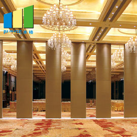 tipo alto super paredes de 100mm de separação móveis acústicas de dobramento acústicas do hotel de Salão da função