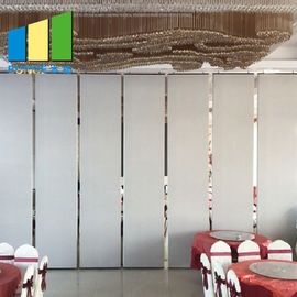 Tela dobrável deslizante de madeira do divisor das paredes de separação da dobradura acústica da sala