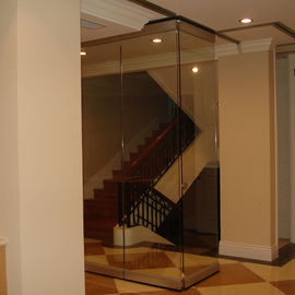 Deslizando a parte superior da separação de vidro de paredes de separação e a separação móvel de vidro Frameless inferior para o balcão