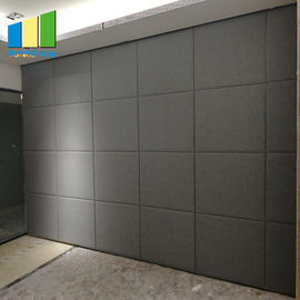 Madeira operável acústica dos divisores de sala da separação da sala da decoração do escritório que desliza a separação acústica de dobramento da separação