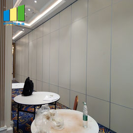 Parede dobrável acústica móvel das paredes de separação do restaurante de alumínio do quadro