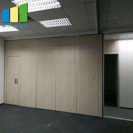 Portas de madeira de dobramento da separação acústica móvel à prova de som de madeira do escritório