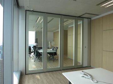 Separação de vidro deslizante de vidro do banheiro das paredes de separação do escritório para a sala de conferências