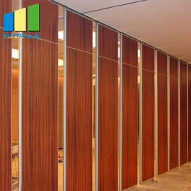 Paredes de separação deslizantes de madeira dobráveis/parede de dobramento acústica