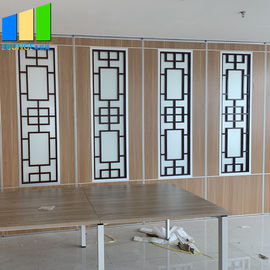 Porta de alumínio acústica da separação dos divisores de sala com projeto de vidro da grade para o hotel