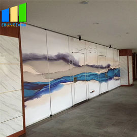 Divisor de sala móvel das paredes de separação do quadro de alumínio com pintura