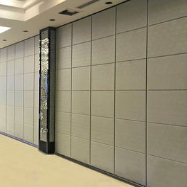 Parede de separação móvel acústica de Varifold da porta de deslizamento da prova sadia de alumínio para o restaurante