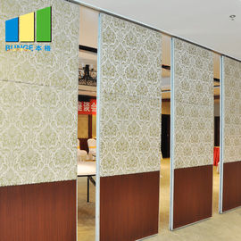 Portas de dobramento acústicas da separação do quadro de alumínio/placa móvel da parede de separação para o hotel
