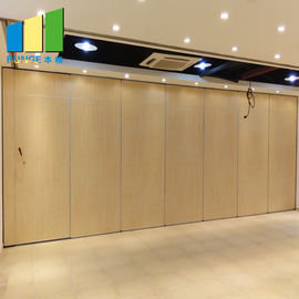 Sala acústica móvel que divide separações removíveis dobráveis deslizantes à prova de som da parede do sistema para o escritório