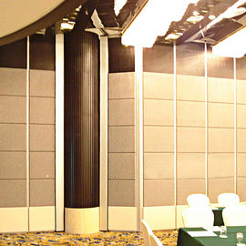 Parede de separação à prova de fogo da fibra acústica removível móvel da exposição do revestimento da tela para o hotel