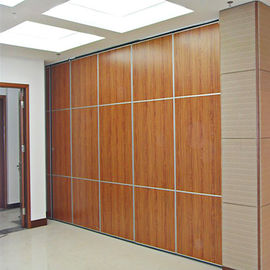 Divisor de sala deslizante acústico móvel de dobramento da porta do auditório das paredes de separação do quadro de alumínio para a exposição salão
